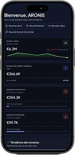 Finovia Mobile Dashboard